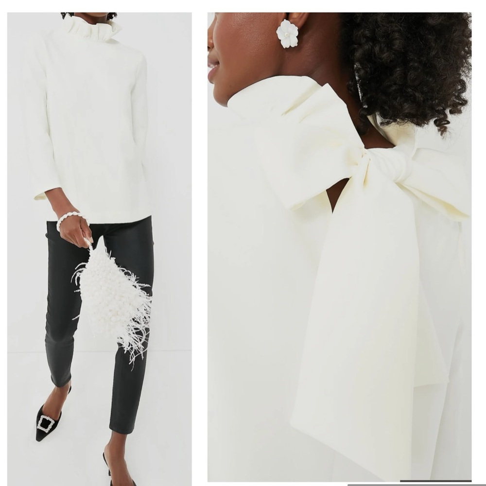 Tuckernuck Pomander Place Cream Faye Blouse Various Sizes - Picture 2 of 12